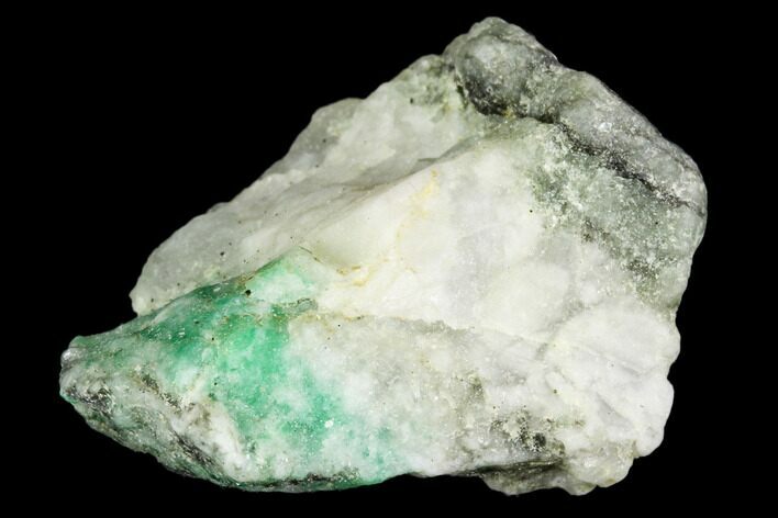 Beryl (Var Emerald) in Calcite - Khaltoru Mine, Pakistan #112075